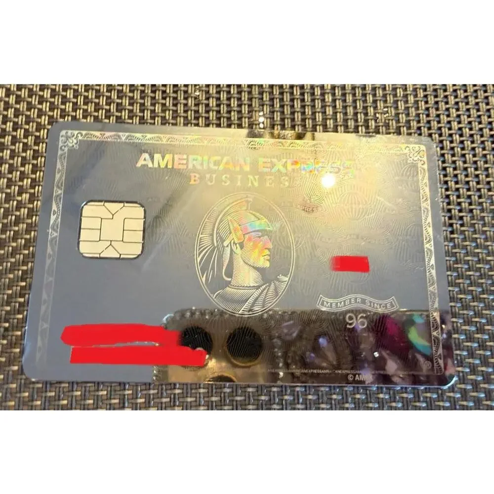 REAL American Express Amex WHITE GOLD PLATINUM Metal Personal Card LTD Cancelled